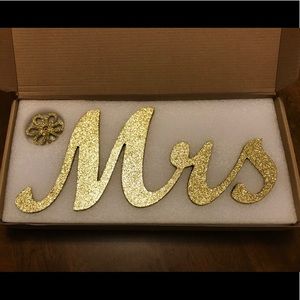Mr. & Mrs. Wedding Decoration